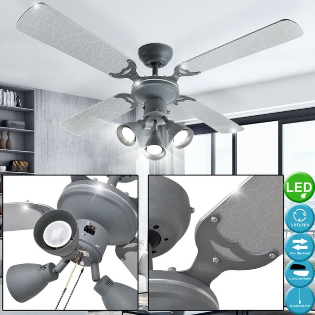 Led Ceiling Vent Office Air Freshener Sheet Silver Look Glass Lamp Cooler