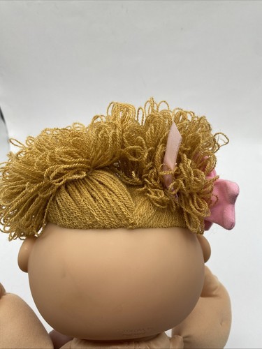 2005 Cabbage Patch Babies Blue Eyes Curly Golden Brown Hair Xavier Roberts - Picture 14 of 21
