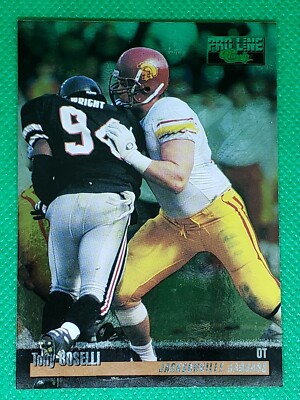 1995 Pro Line SILVER #284 Tony Boselli HOF ROOKIE Jacksonville Jaguars / USC