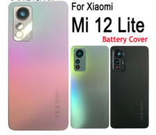 For Xiaomi 12 Lite Battery Cover Back Glass Panel Rear Housing Door Replacement