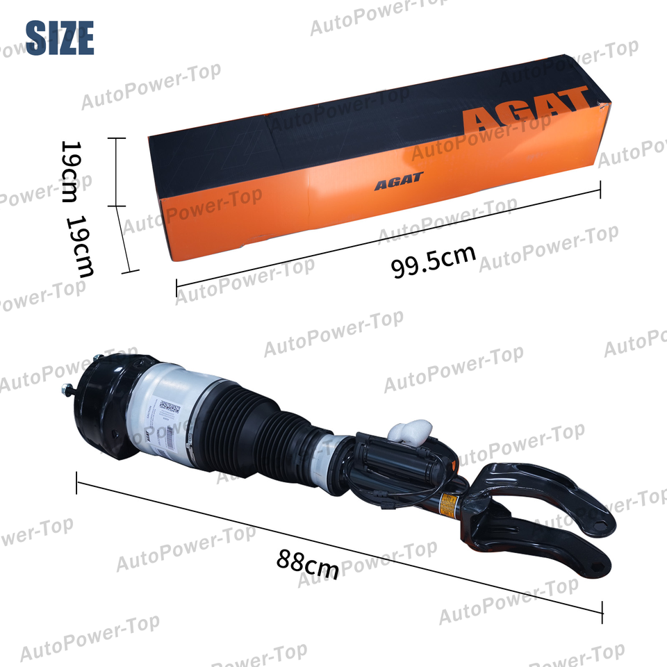 2Pcs Front Air Strut Shocks For Mercedes X166 W166 GL350 GL450 GL550 ...