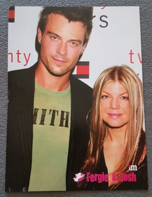 Rare Fergie&Josh Duhamel/Victoria Beckham&David Beckham full single page poster