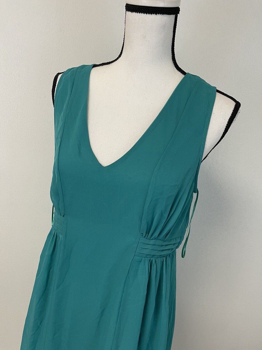 NAFNAF Dress Womens Size 4 A Line Mini Green V Neck Sleeveless Teal N165 | eBay NAFNAF Dress Womens Size 4 A Line Mini Green V Neck Sleeveless Teal N165 | eBay