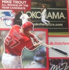 MIKE TROUT 18" x 24" POSTER - ROOKIE OF THE YEAR - LOS ANGELES ANGELS — photo 1