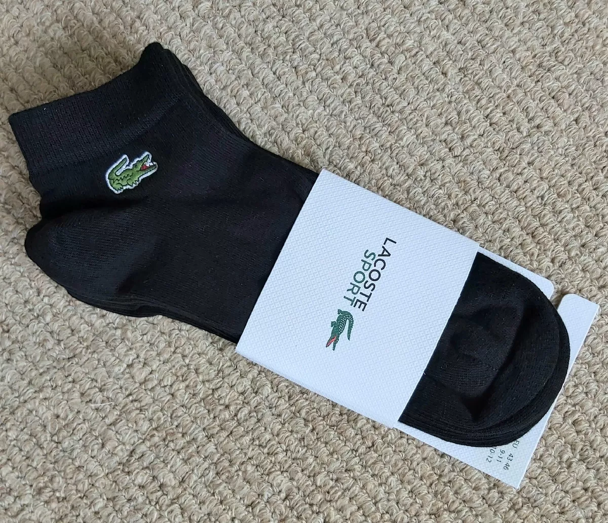 Lacoste sock fit cheap