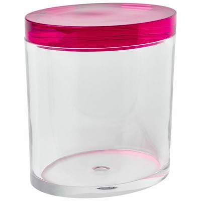 Gift Company Custody ovale Box L mit Deckel Aufbewahrungsbox Dose Acrylic Pink