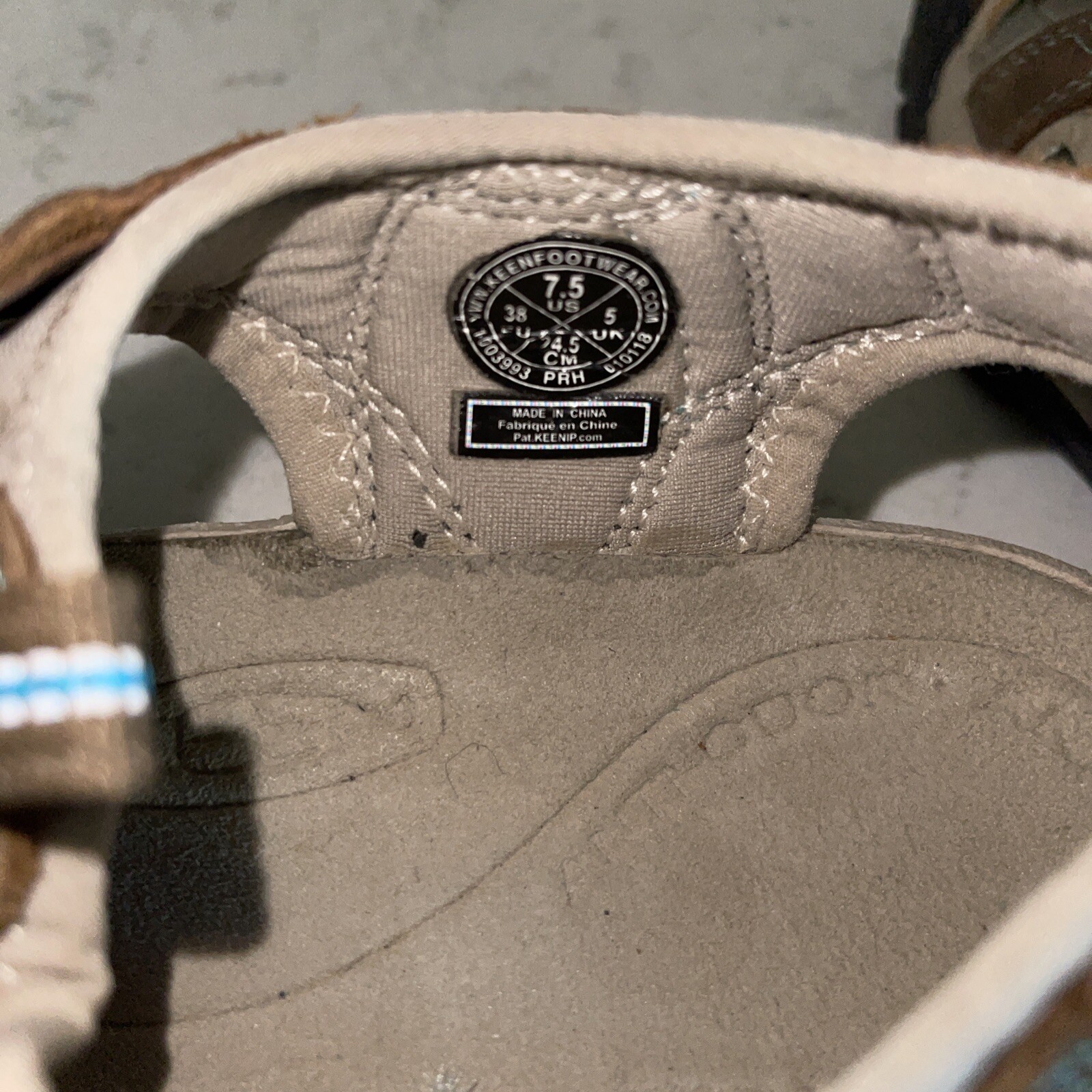 Keen Sandalo Donna Venezia Sport Pelle Terra Scura Mare dei Caraibi TAGLIA 7 5