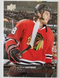 15-16 UPPER DECK YOUNG GUNS 475 Ryan Hartman - Chicago Blackhawks ROOKIE RC
