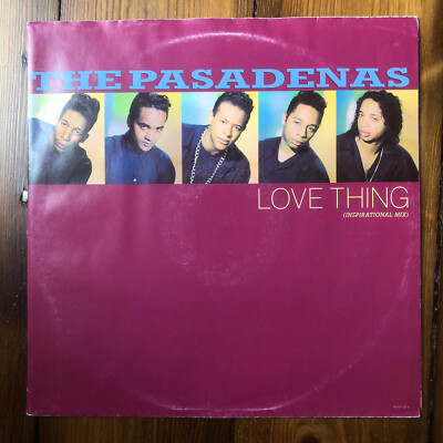 The Pasadenas - Love Thing (Remix/poster) 12'' EX