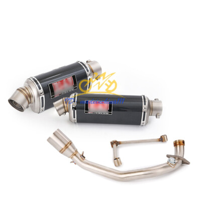 Exhaust System Header Link Pipe 51mm Muffler Tips For Yamaha BWS 125 Zuma 125