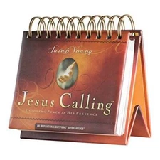 DaySpring Sarah Young's Jesus Calling, DayBrightener Perpetual Flip Calen - GOOD