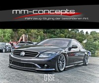 Cup Spoilerlippe Schwarz FüR Mercedes CL C216 AMG Spoilerschwert Frontspoiler