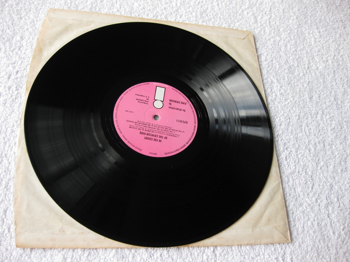 King Crimson ILPS9111 LP レコード UK盤 King Crimson ‎– In The Court Of The Crimson King ,ILPS 9111, LP