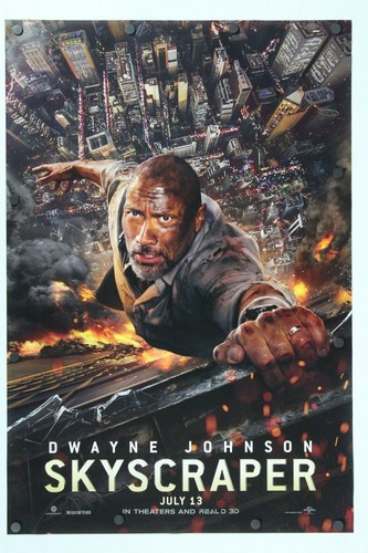 Skyscraper 2018 Double Sided Original Movie Poster 27" x 40"