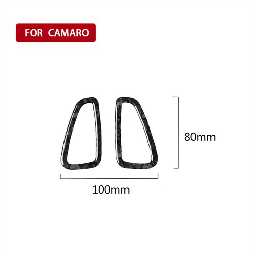 Forged Carbon Fiber Dashboard Air Vent Outlet Cover for Chevrolet Camaro 2017-23 - Picture 2 of 10