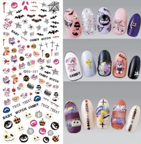 Nail Art Halloween Water Decal Transfers - Bild 6 von 7