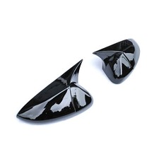 Pair Side Mirror Cover Cap Jdm Ox Horn Gloss Black For Honda Accord 2023-2025 Pair Side Mirror Cover Cap Jdm Ox Horn Gloss Black For Honda Accord 2023-2025