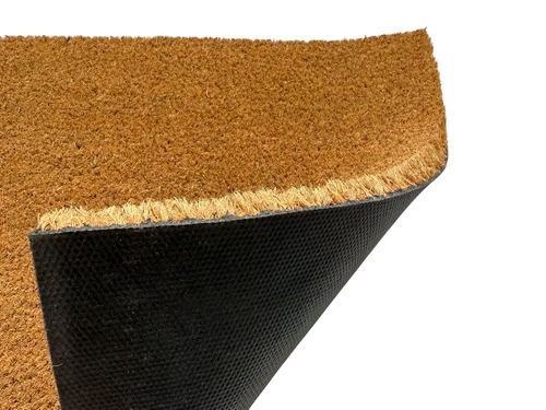 Brown Coir and Rubber Door Mat 40 x 60 cm