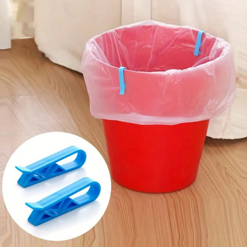 10Pcs Trash Bag Clips Can Garbage Bin Clamp Anti-Slip Fixation Clip Buckle Tool - Picture 4 of 8