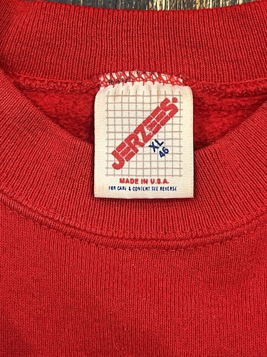Vintage 80s 90s “Night On The Town” Dragon City Red Unisex XL Men’s Sweatshirt - Picture 4 of 11