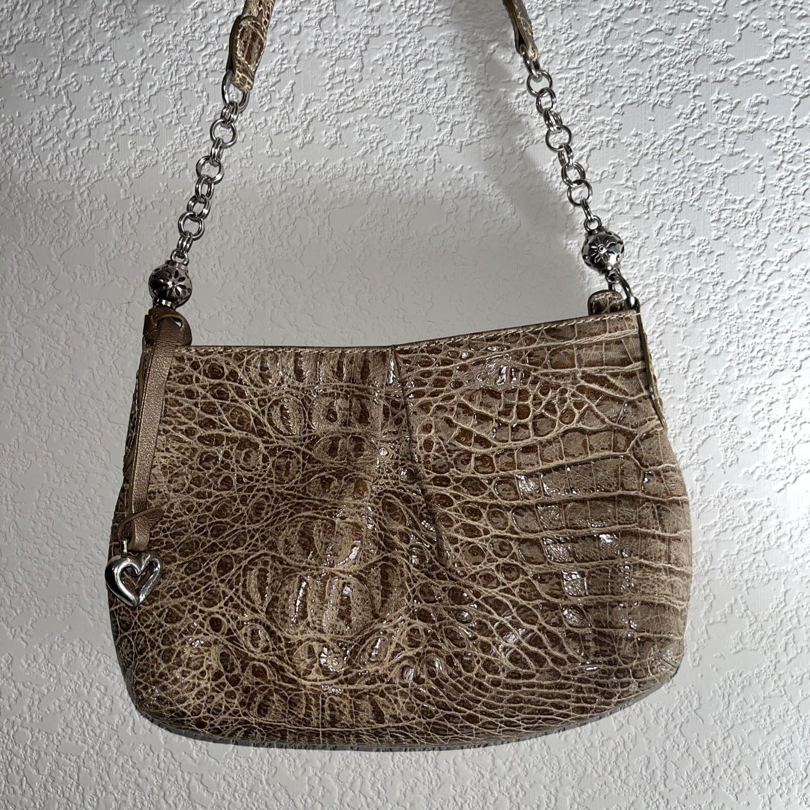 BRIGHTON BEAUTIFUL CROCODILE PATTERN LEATHER SHOU… - image 1