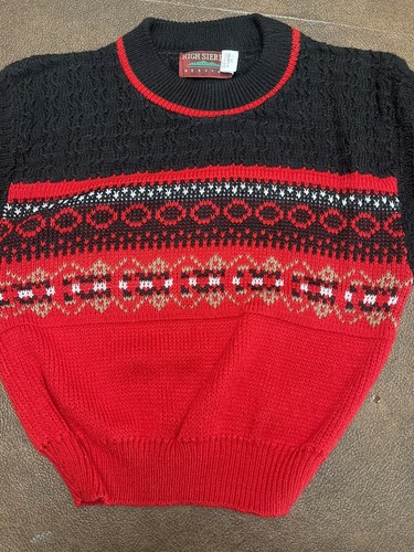 Vtg High Sierra By Mervyn’s Sweater Acrylic Unisex Child Size XL(7) Made in USA - Picture 5 of 13