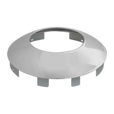 chrome front hubdometer semi truck hub cap un...