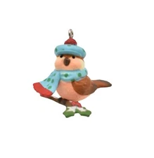 Hallmark 1.2" Miniature Christmas Ornament 2021, Cozy Lil' Critters Bird, Mini