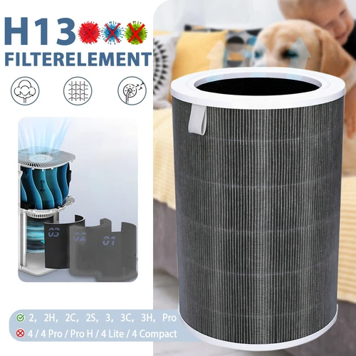 Filter Für Xiaomi Mi Air Purifier Pro/3H/ 3C/3/4/ 2 Luftreiniger Ersatz Filter~