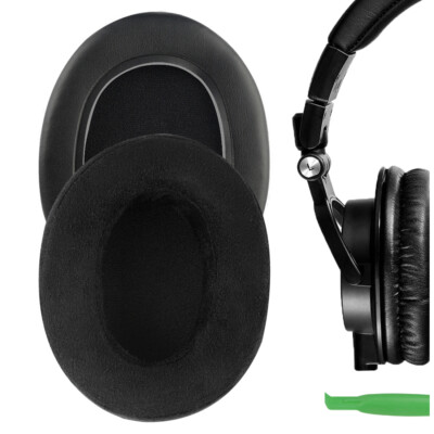 Geekria Micro Suede Replacement Ear Pads for ATH M50X, M40X