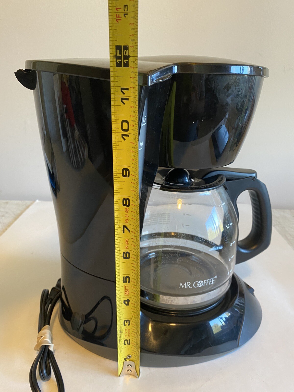 Mr. Coffee Simple Brew 12Cup Black Switch Coffee Maker With Carafe