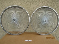 NEW  26'' -140 SPOKES CHROME BICYCLE RIM SET  FOR CRUISER, TRICYCLE, CHOPPER