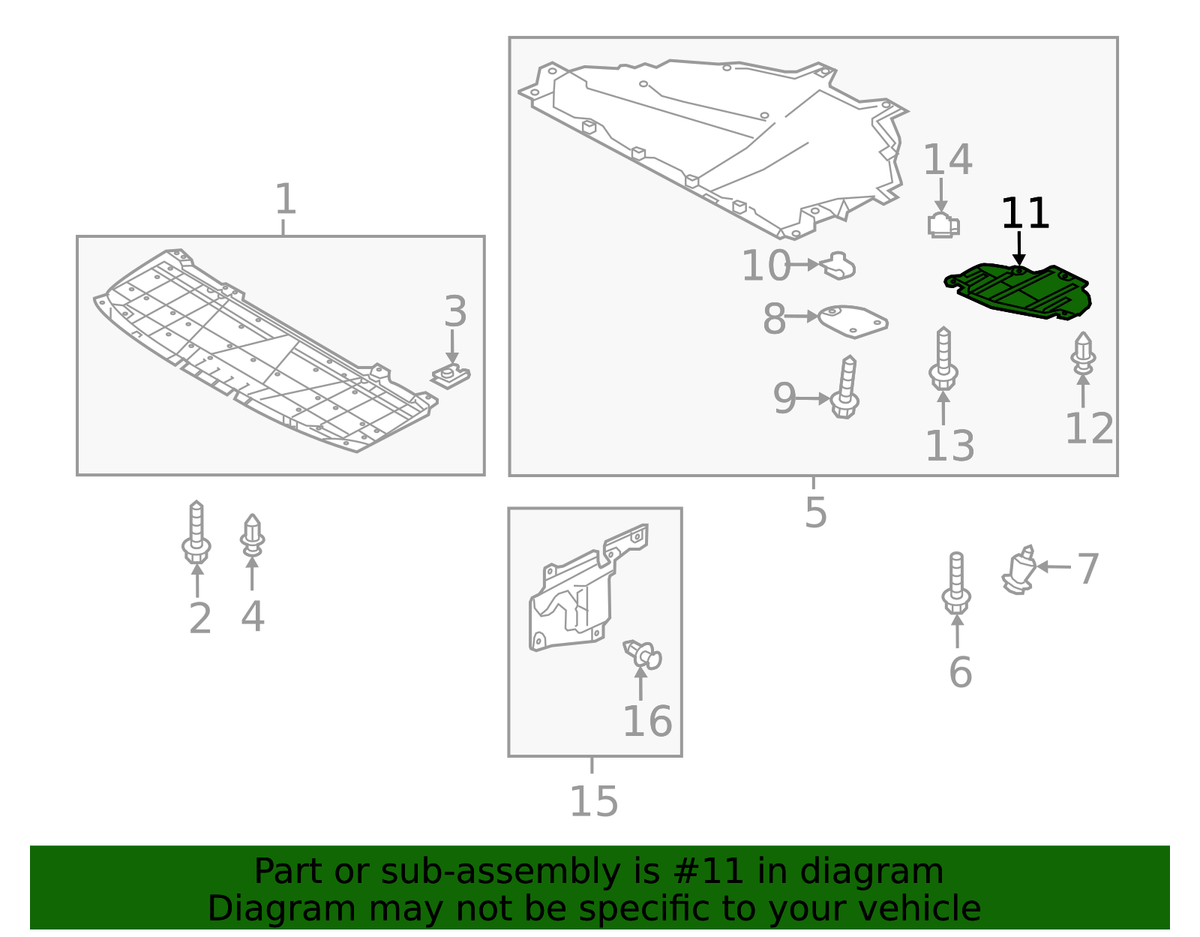 Genuine Mazda Under Cover Access Panel GHR5-56-071 | GHR556071