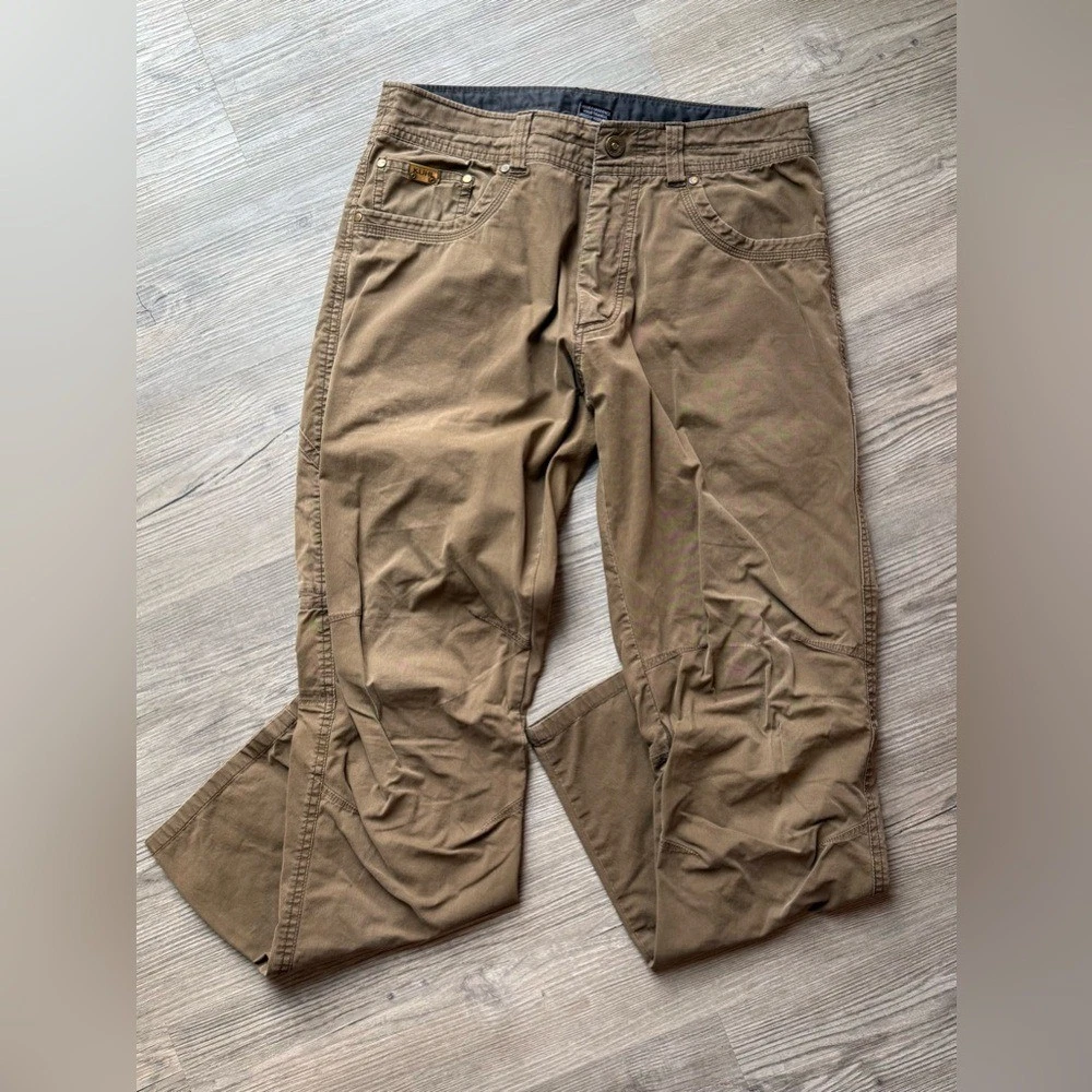 KÜHL Brown Outdoor Hiking Pants 32x32 Cargo Utility Trail Performance