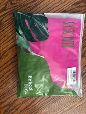 Sixim pink ribbed seamless Leggings size small