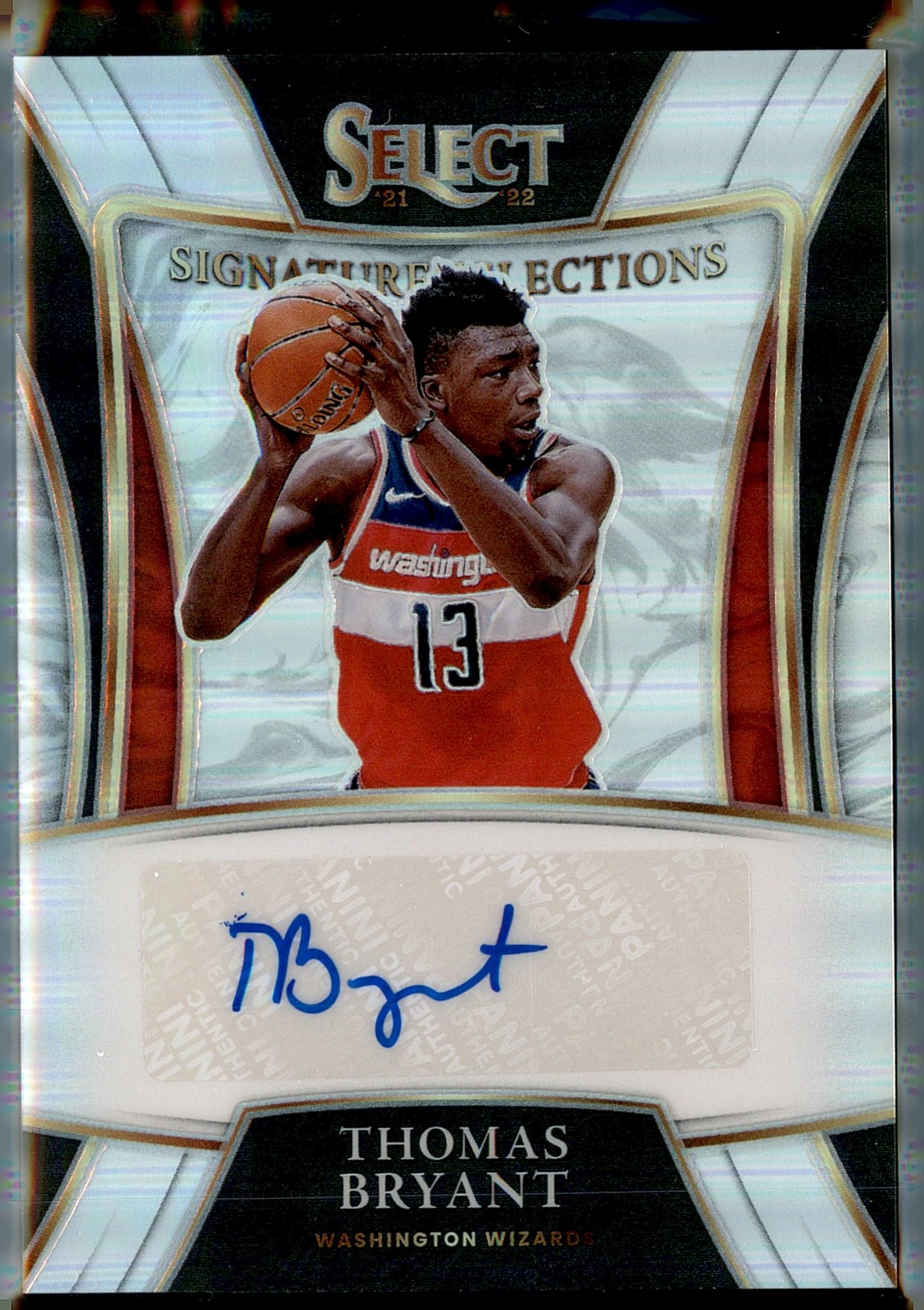 2021-22 Panini Select #SS-TBY Thomas Bryant Signature Selections