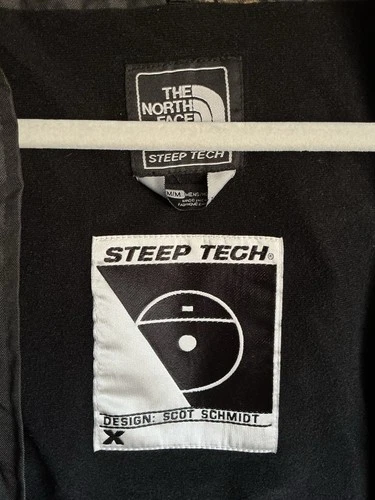 The North Face Steep Tech Ski Jacket Men's Medium Hooded Belted Scot Schmidt image 12