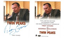 Rittenhouse Twin Peaks Log Lady Chronicles Troy Evans autograph card