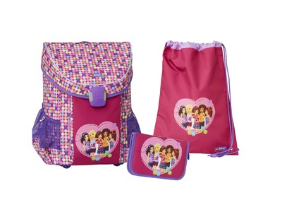 Lego Friends Confetti EASY 3 Teile Schulranzen Set 40,5x30x20,5cm 18l  790g neu