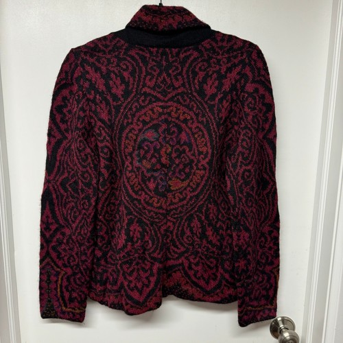 Peruvian Connection Damen Alpaka Wolle schwere Strickjacke Pullover Größe Medium - Bild 2 von 10