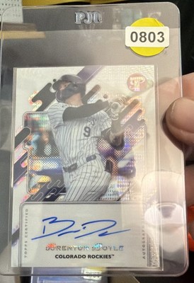 2025 Topps Pristine - Autographs Brenton Doyle #PA-BD (AU) 803