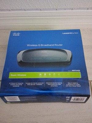 Cisco/Linksys WRT542 54 Mbps 4-Port 10/100 Wireless-G Broadband Router