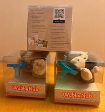 New 2018 WubbaNub Infant Newborn Soothie Pacifier w/Soft Plush Toy