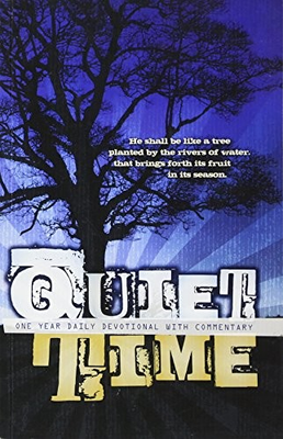 #ad Quiet Time: One Year Daily Devotional with Commentary Quiet Time W VERY GOOD $4.52