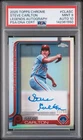 2026 Topps Chrome Black Steve Carlton Ivory Autographs (PSA 9)