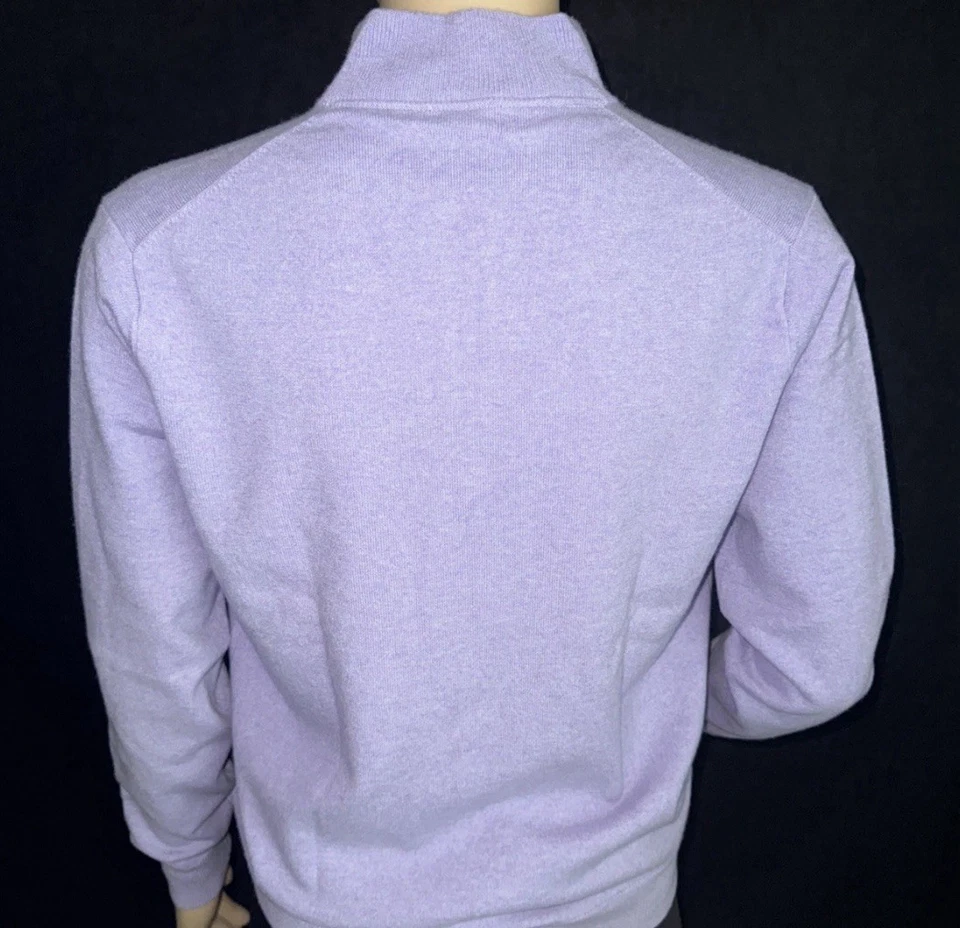 Peter Millar XL 1/4 Cremallera Artesanal Hecho en Inglaterra Minorista $595 Foto 4 de 4