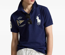 Polo Ralph Lauren Men s Navy Blue Yacht Club Big Pony Polo Shirt Size L