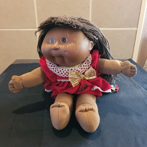 Cabbage Patch Kids 1991 Hasbro Black African-American Christmas Holiday Girl