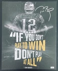 Tom Brady Signed 20x16 Canvas With COA (2371788) (Patriots)