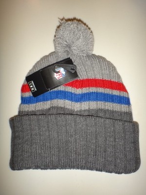 NWT New York Giants Prototype Winter Knot Cuffed Beanie with Pom Adult One Size New York Giants Unisex Adult Sports Knitted Cuffed Pom  main image 3